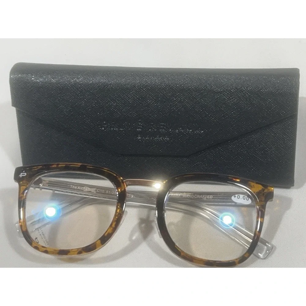 Prive Revaux Alchemist Blue Light Glasses Tortoise Minimalist Fashion Style
